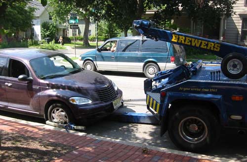 towed